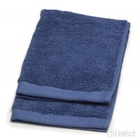 Blank Home Coiffeuse Organic Serviette  Coton  Bleu Denim  50 x 30 x 4 cm - B078GKG4ZK